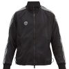 Uomini Moncler Giacche | Moncler X Frgmt - Giacca Sportiva In Jersey Ricamato A Cubetti - Uomo - Nero