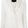 Donne Reiss Abiti | Blazer Con Finitura Testurizzata - Donna - Elastan/Poliammide/Poliammide - 38 - Bianco