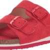 Donne Havaianas Infradito | Myle-02 Sandalo Punta Aperta Infradito In Sughero Da Donna, Rosso, 10 M Us