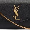 Donne Dunhill Borse | Borsa A Tracolla In Pelle Uptown Ysl-Logo - Donna - Nera