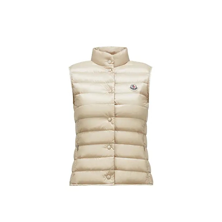 Donne MaxMara Gilet | Gilet In Piumino Liane Beige Taglia 0