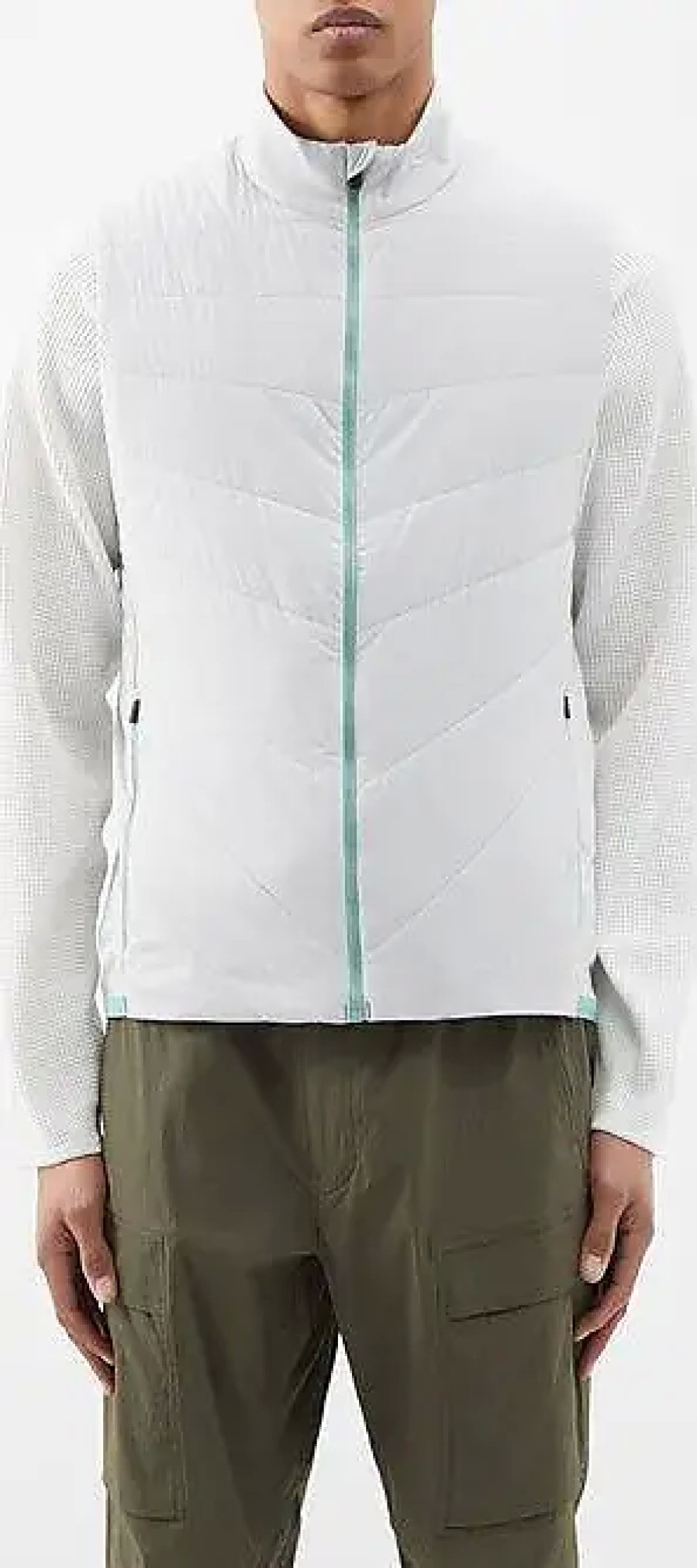 Uomini Mare Gilet | Kjus - Gilet Imbottito A Rilascio - Uomo - Grigio