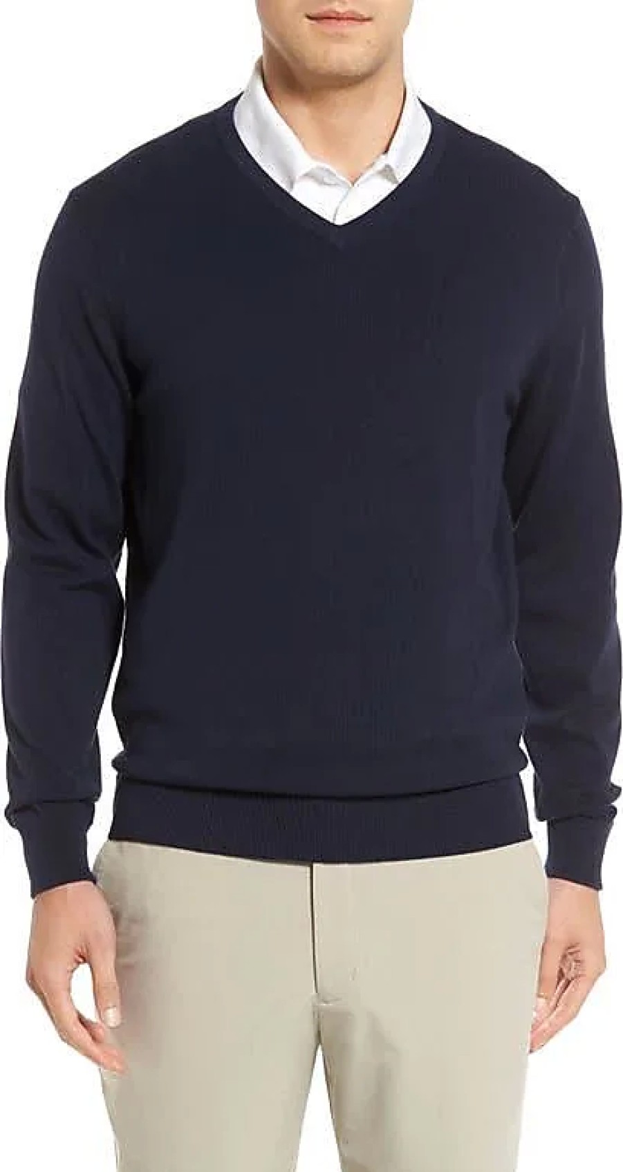 Uomini Luca Faloni Maglioni | Maglione Con Scollo A V Lakemont In Liberty Navy A Nordstrom, Taglia Xxx-Large