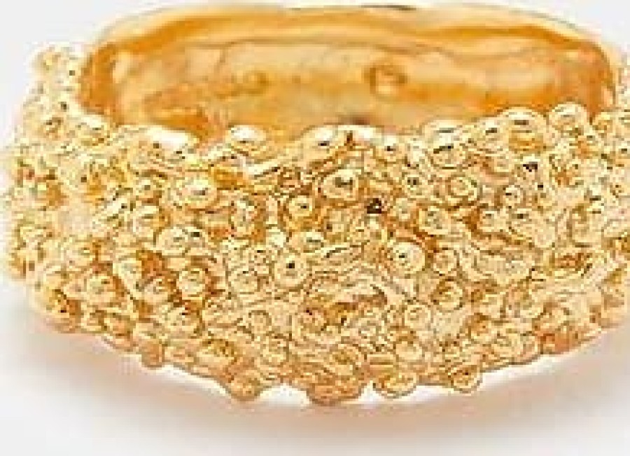 Uomini Spinelli Kilcollin Gioielleria | Anello The Rocky Road Placcato Oro 24Kt - Donna - Oro Giallo