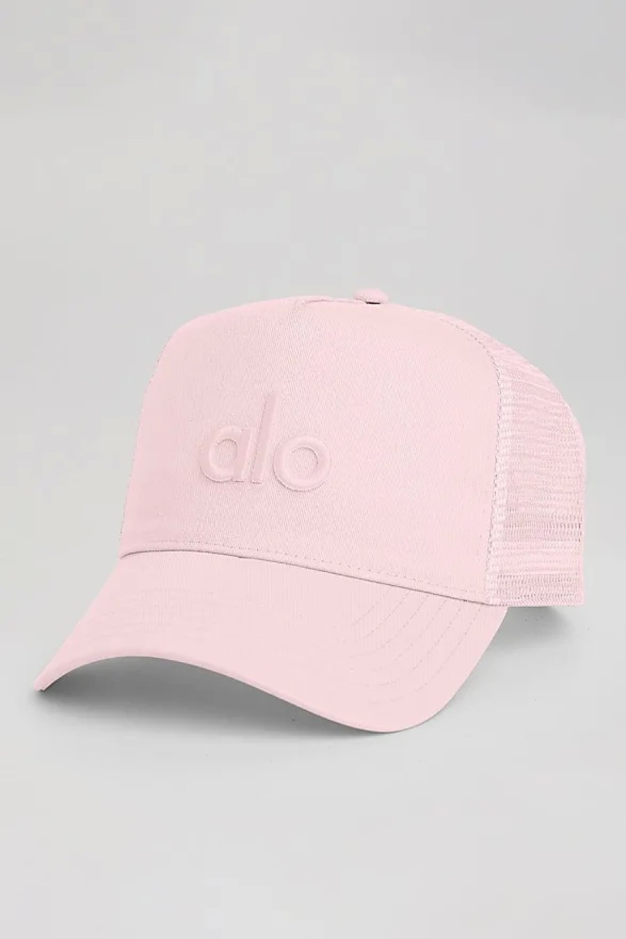 Donne CC Tappi | Cappello Da Camionista Del Distretto In Rosa Cipria | Alo Yogaae