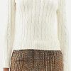 Donne MaxMara Maglioni | Maglione In Cotone A Trecce Julianna - Donna - Crema