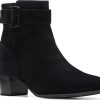 Donne Lusingato Stivaletti | Stivaletto Impermeabile Alla Caviglia Clarks(R) Loken Con Fibbia In Nero Sde A Nordstrom, Taglia 9.5