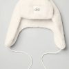 Donne La Carrie Cappelli Invernali | Cappello Polare In Pelliccia Sintetica Bianco Avorio | Alo Yogaae