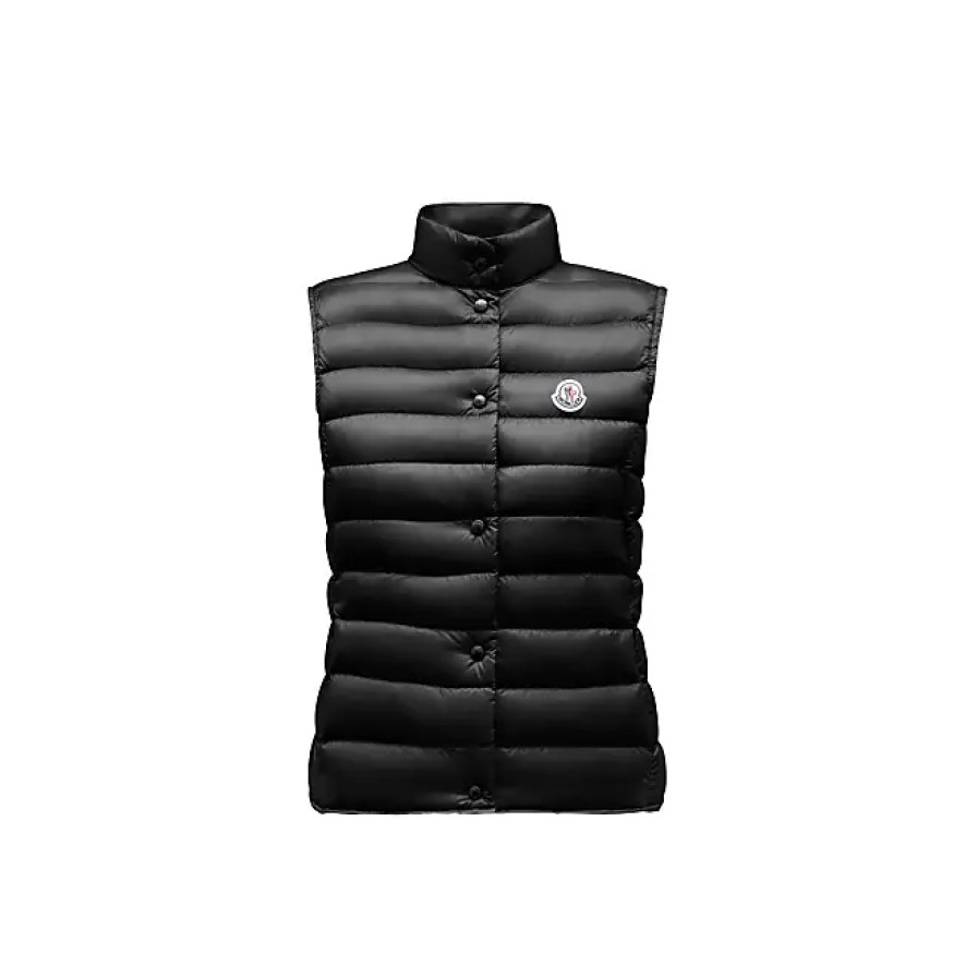 Donne Moncler Gilet | Gilet In Piumino Liane Nero Taglia 4