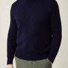 Donne Boden Maglioni | Collo A Lupetto In Cashmere A Maglia Grossa Blu Notte