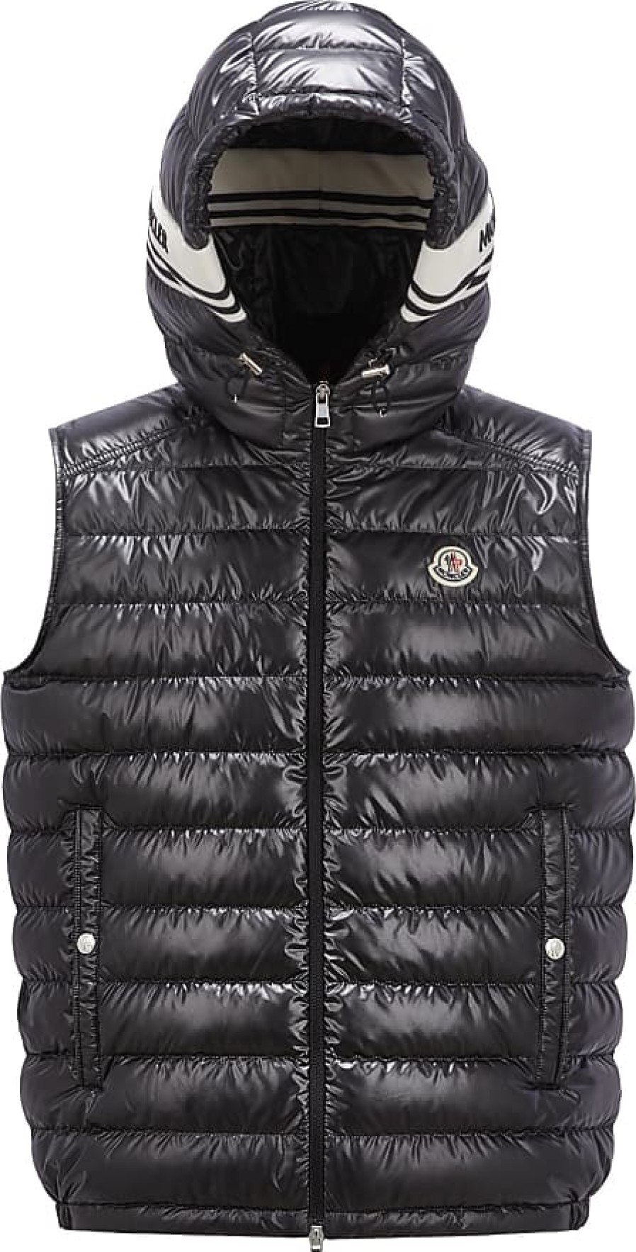 Uomini Moncler Gilet | Piumino Clai Nero Taglia 7