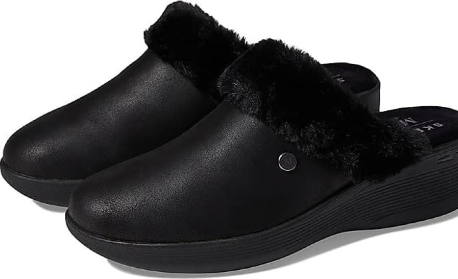 Donne Birkenstock Pantofole | Martha Stewart - Pier Lite - Cozy High (Nero) Scarpe Da Donna