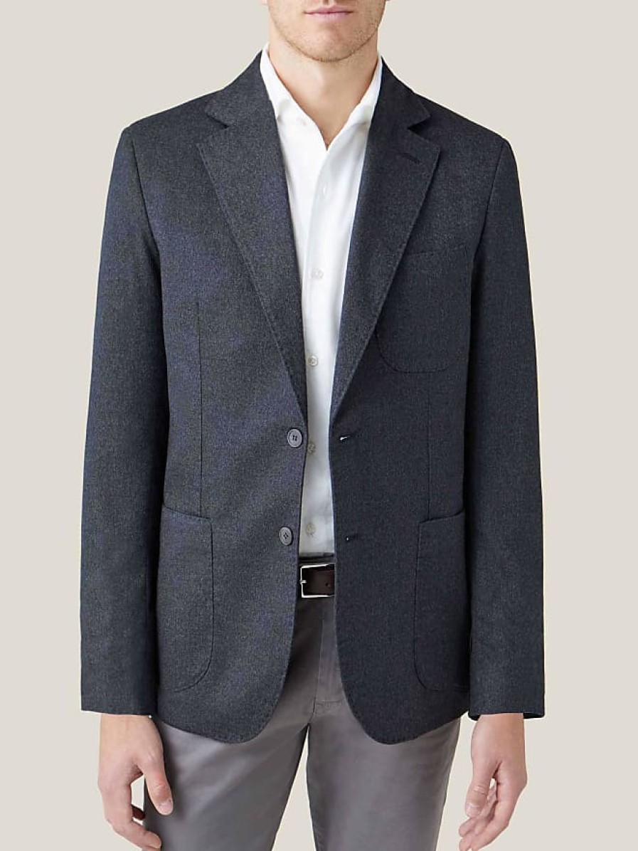 Uomini Paul Smith Abiti | Blazer In Cashmere Grigio Antracite