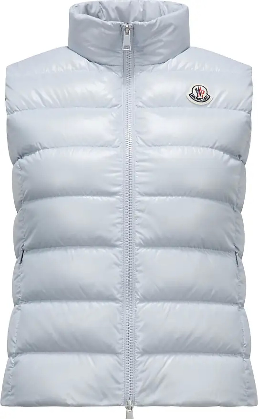 Donne Moncler Gilet | Gilet In Piumino Ghany Grigio Taglia 4