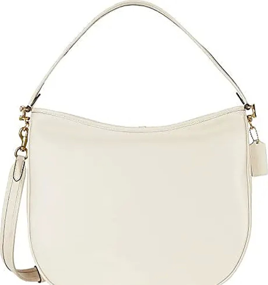 Donne Prada Borse | Borse In Morbida Pelle Di Vitello Soft Tabby Hobo (Avorio).