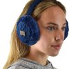 Donne CC Cuffie Antirumore | Morbidi Paraorecchie Scaldaorecchie Regolabili Con Fascia Invernale Calda, Blu Scuro