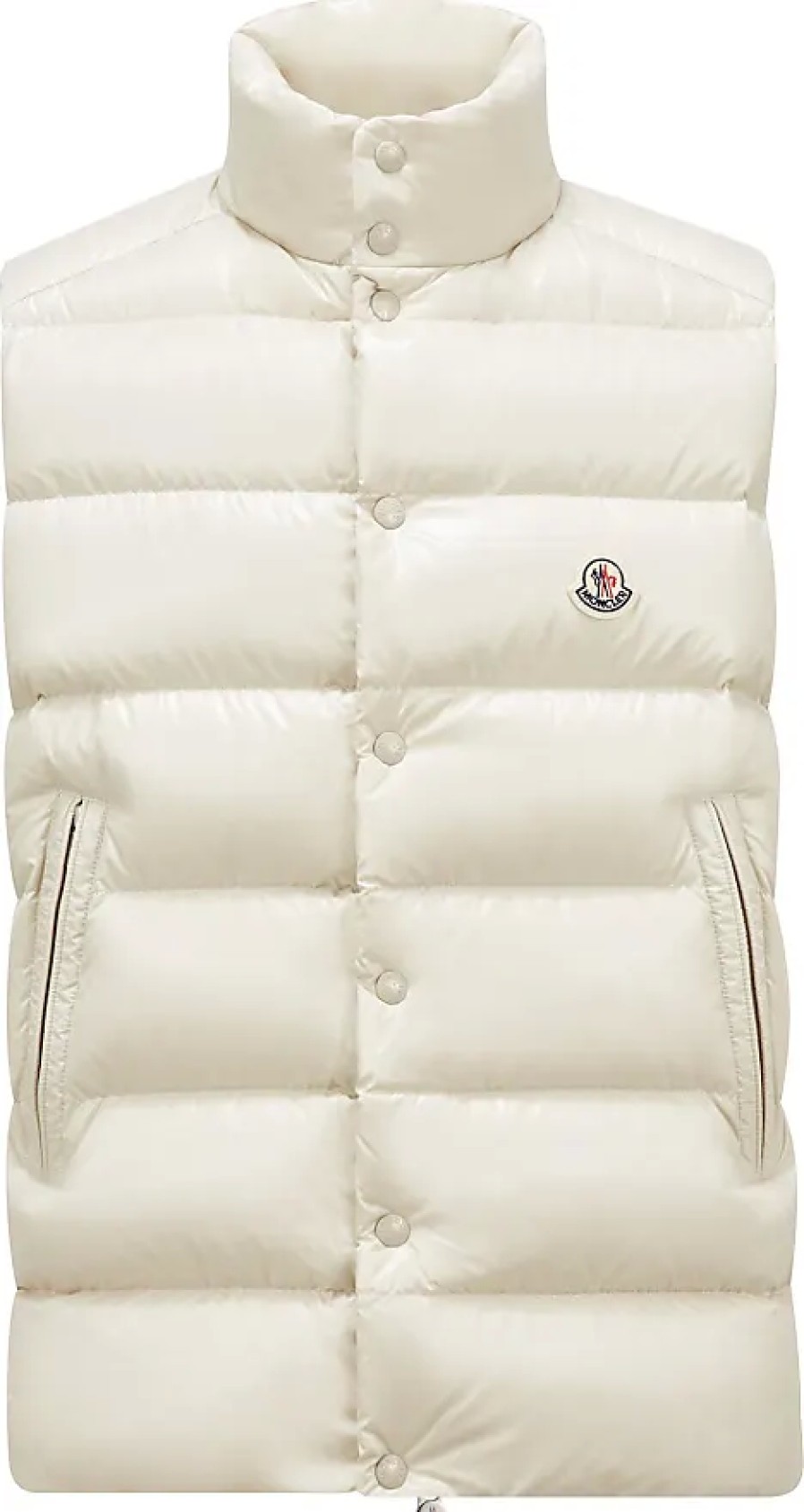 Uomini Moncler Gilet | Gilet In Piumino Tibb Beige Taglia 3