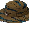 Uomini Quiksilver Cappelli | Cappellini Brimmer Di Classe V (Stampa Mimetica Militare Olive Ravine).