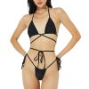 Donne Alo Yoga Costumi Da Bagno | Alo X Frankies Bikini Tatum Top In Nero, Taglia: Media