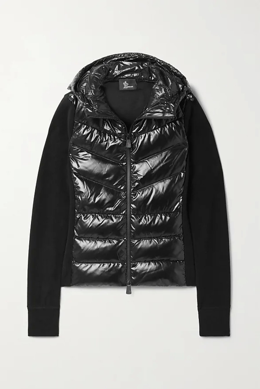 Uomini Moncler Giacche | Piumino Shell Trapuntato Con Bordi In Pile - Nero - X Small, Small, Medium, Large, X Large