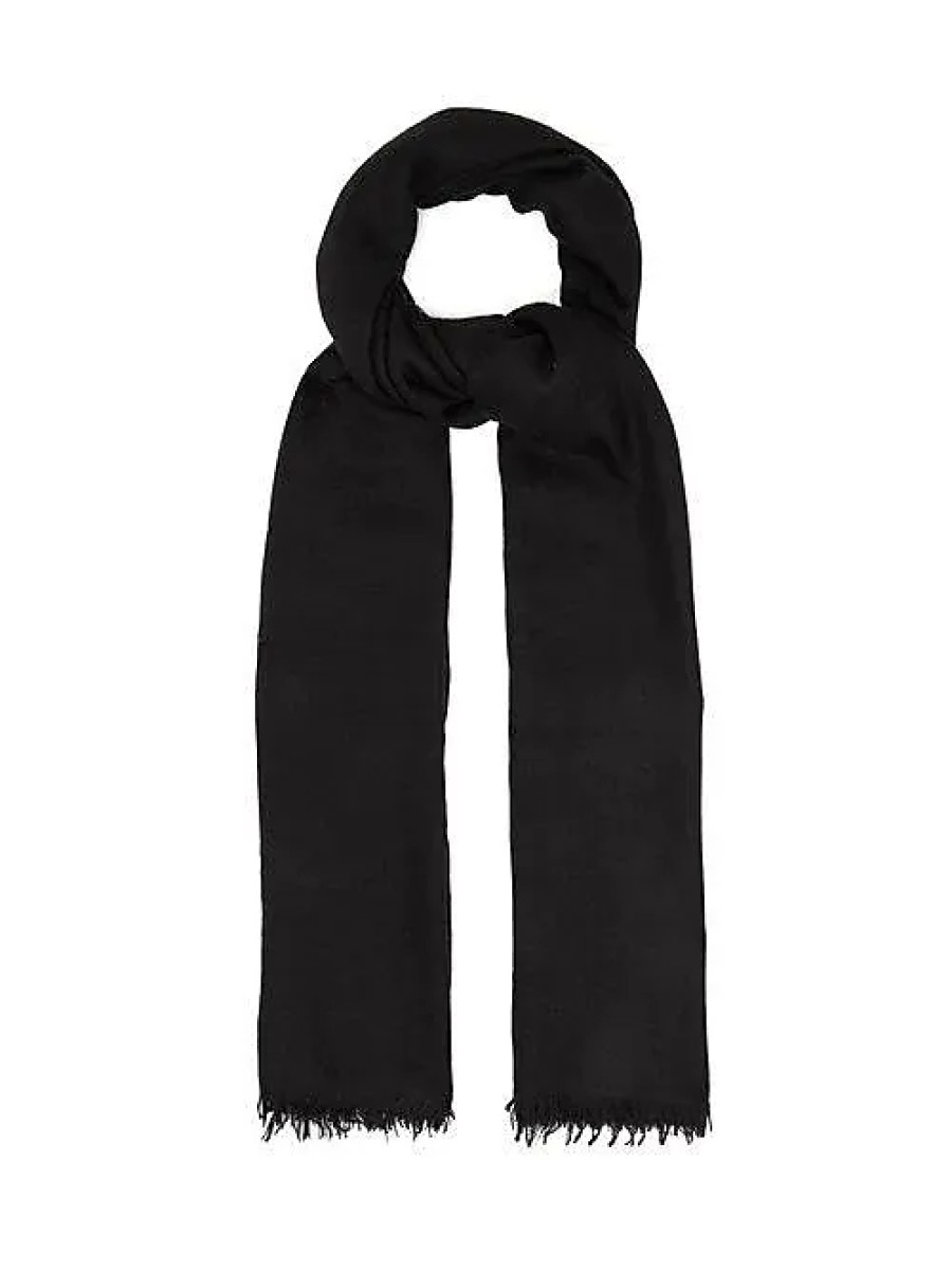 Donne N.Peal Sciarpe | Sciarpa In Cashmere Superfine - Donna - Nera