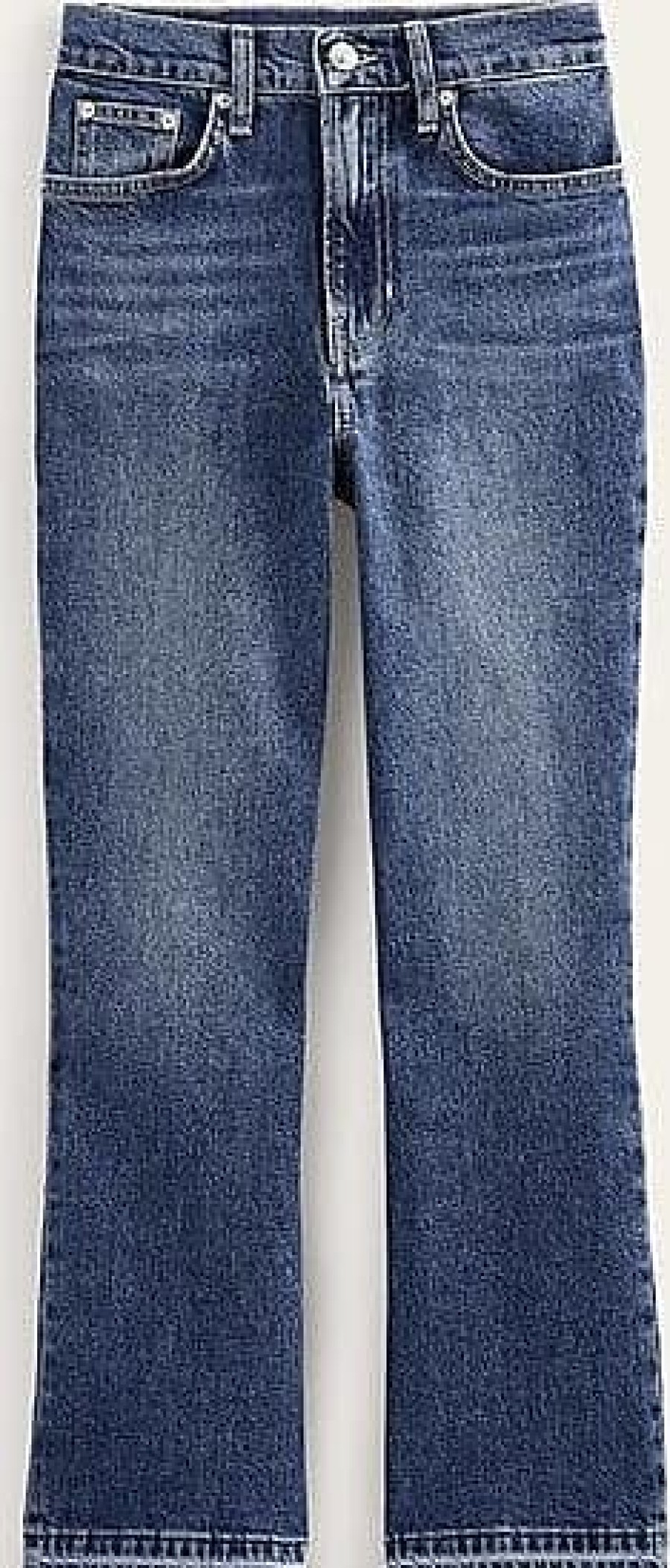 Donne Madre Jeans | Jeans Baby Kick A Vita Media Da Donna Vintage Scuri Boden