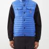 Uomini Emporio Armani Gilet | Gilet Trapuntato Ollon - Uomo - Blu