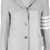 Donne Burberry Abiti | Blazer A Righe A 4 Barre - Donna - Cotone - 40 - Grigio