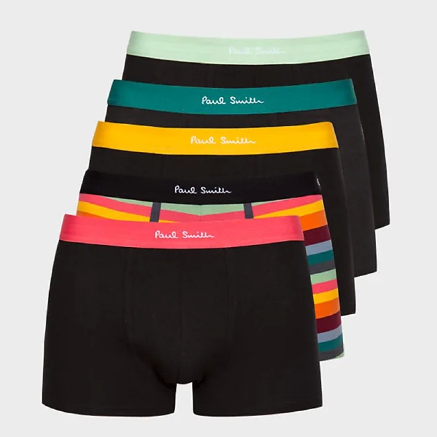 Uomini Paul Smith Biancheria Intima | Baule Da Uomo, Confezione Da 5 Blk Artt