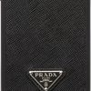 Uomini Prada Borse | Cover In Pelle Saffiano Per Iphone 15 Pro Max