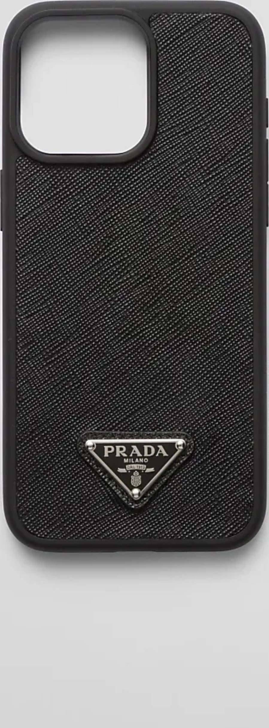 Uomini Prada Borse | Cover In Pelle Saffiano Per Iphone 15 Pro Max