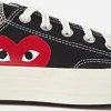 Donne Autry Scarpe Da Ginnastica | Comme Des Garcons Play - X Converse Big Heart Chuck Canvas Scarpe Da Ginnastica - Donna - Nere