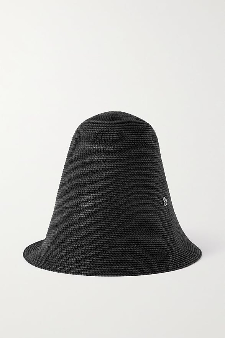 Donne Moncler Cappelli | Cappello Di Paglia Decorato - Nero - Taglia Unica