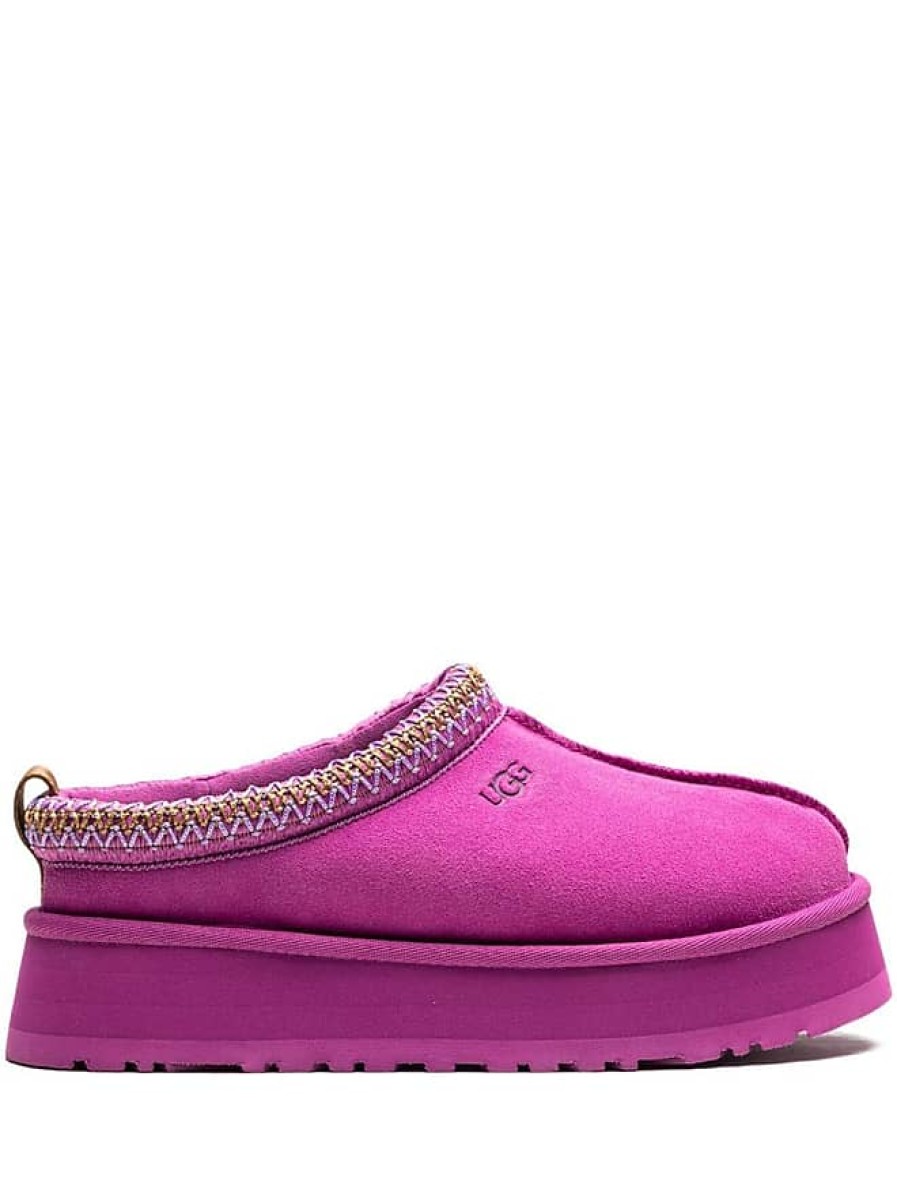 Donne UGG Pantofole | Pantofole Tazz Magenta - Donna - Gomma/Polietilene Vinil Acetato (Peva)/Tencel Lyocell (Lenzing)/Lana Riciclata/Rayon/Poliestere Riciclato/S