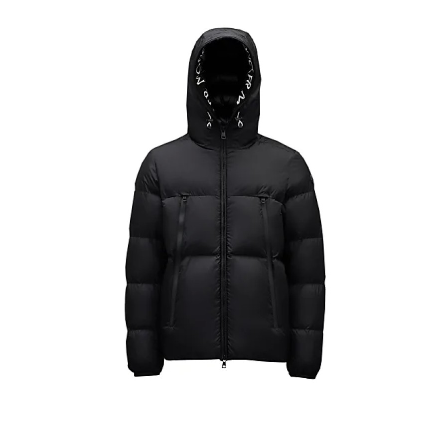 Uomini Moncler Giacche | Piumino Corto Montcla Nero Taglia 4