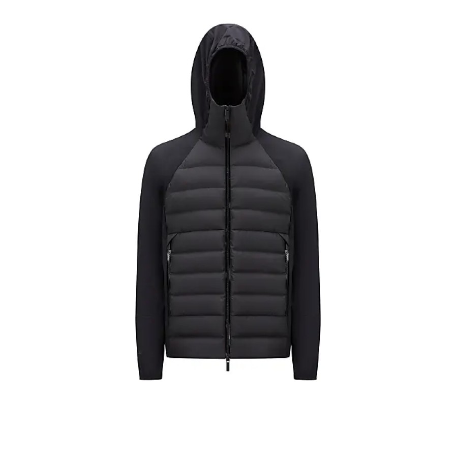 Uomini Moncler Giacche | Piumino Corto Viaur Nero Taglia 3