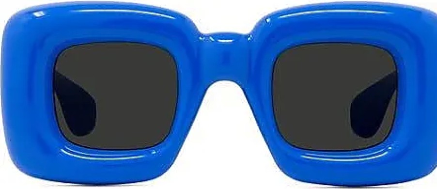 Uomini MauiJim Occhiali Da Sole | Occhiali Da Sole Quadrati A Iniezione Da 41 Mm In Blu Lucido / Fumo A Nordstrom