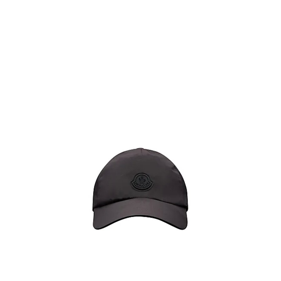 Donne Moncler Tappi | Berretto Da Baseball Con Logo Nero Taglia L