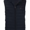 Uomini Moncler Gilet | Gilet-Giacca Imbottita - Uomo - Piumino/Poliestere/Poliestere/Poliuretano - 56 - Blu