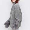 Donne Ricerca all'aperto Guanti | Guanti In Shearling - Donna - Grigio Scuro