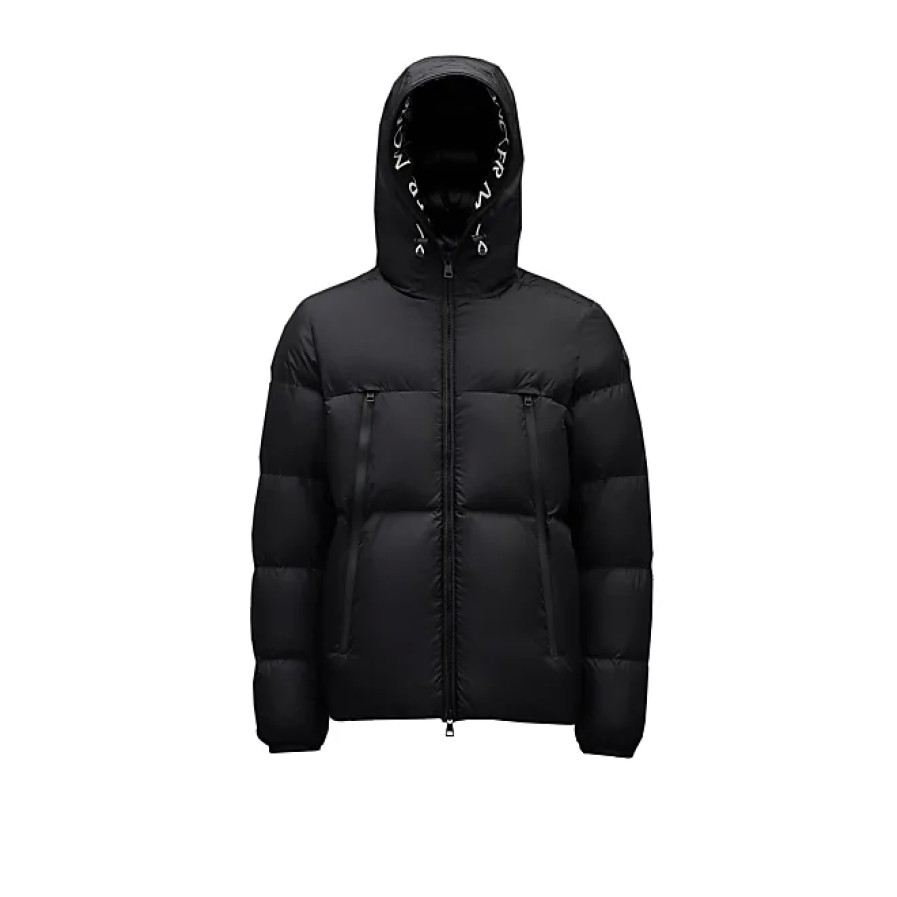 Uomini Moncler Giacche | Piumino Corto Montcla Nero Taglia 7