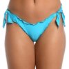 Donne Reiss Costumi Da Bagno | Fondo Del Costume Da Bagno Bikini Merrow Hipster Con Laccetti Laterali Standard Da Donna, Blu Hawaii//Solidi, Xs