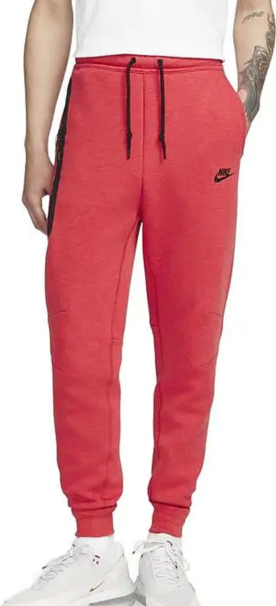 Uomini Stio Pantaloni | Pantaloni Da Jogging In Pile Tecnico In Colore Rosso Erica Universitario/Nero A Nordstrom, Taglia Xx-Large