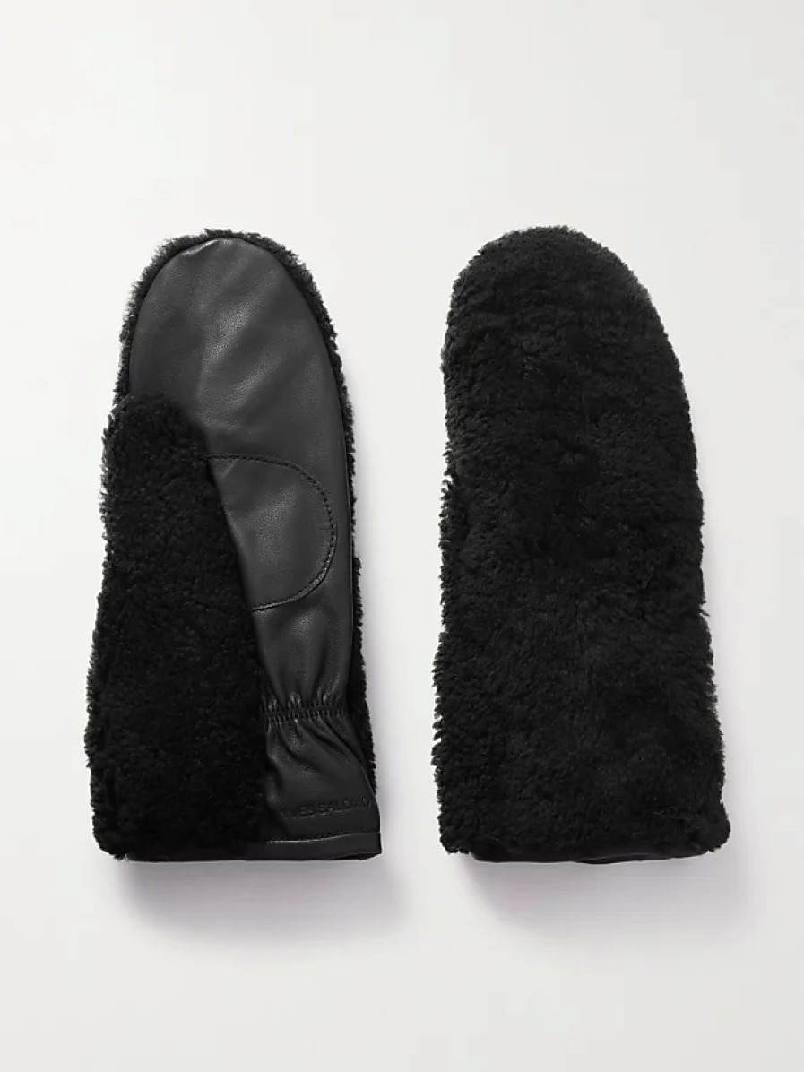 Uomini Tutti i santi Guanti | Guanti In Shearling - Nero - Taglia Unica