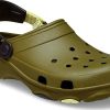 Donne Crocs Pantofole | Scarpe Classiche Per Zoccoli Per Tutti I Terreni (Calce/Multi Marmorizzato).