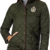 Donne Moncler Giacche | Abbigliamento Da Donna Trapuntato Crestato Foderato In Pile (Litchfield Loden).