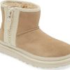 Donne Pedro Garcia Stivaletti | Ugg(R) Mini Classic Zip Bootie In Semi Di Senape/Contrasto Naturale A Nordstrom, Taglia 11