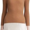 Donne Sandro Maglioni | Maglione In Cashmere E Seta A Coste In Faggio H A Nordstrom, Taglia X-Small