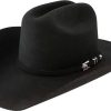 Uomini Nordstrom Cappelli | Cappello Da Cowboy Da Uomo In Lana Di Bufalo Apache 4X Nero 7 3/4