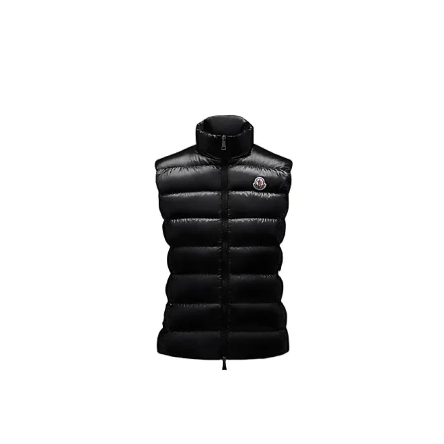 Donne Moncler Gilet | Gilet In Piumino Ghany Nero Taglia 0